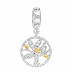 Lavish By TJM Sterling Silver Tree Of Wisdom Charm