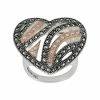 Lavish By TJM 14k Rose Gold Over Silver & Sterling Silver Crystal Heart Ring -Lavish by TJM Shop unnamed file 117
