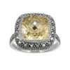 Lavish By TJM Sterling Silver Canary Cubic Zirconia Ring -Lavish by TJM Shop unnamed file 165