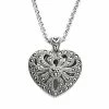 Lavish By TJM Sterling Silver Openwork Heart Locket -Lavish by TJM Shop unnamed file 203