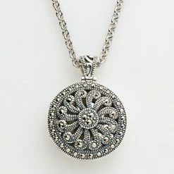 Lavish By TJM Sterling Silver Openwork Locket