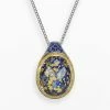 Lavish By TJM 14k Gold Over Silver & Sterling Silver Lapis & Crystal Doublet Pendant -Lavish by TJM Shop unnamed file 244