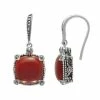 Lavish By TJM Sterling Silver Red Agate & Marcasite Cushion Earrings 1 Lavish By TJM Sterling Silver Red Agate & Marcasite Cushion Earrings -Lavish by TJM Shop unnamed file 250