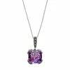 Lavish By TJM Sterling Silver Lab-Created Amethyst & Marcasite Pendant 1 Lavish By TJM Sterling Silver Lab-Created Amethyst & Marcasite Pendant -Lavish by TJM Shop unnamed file 288