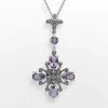 Lavish By TJM Sterling Silver Amethyst Pendant -Lavish by TJM Shop unnamed file 299