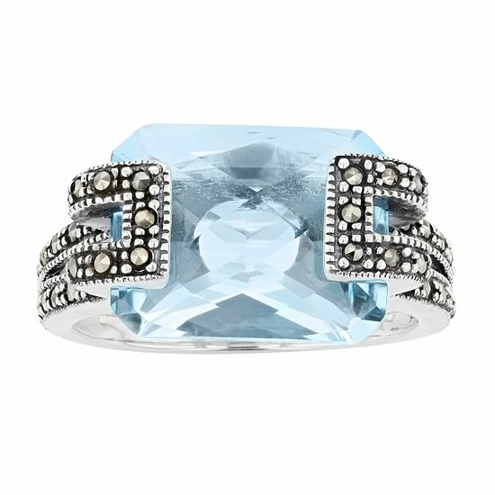 Lavish By TJM Sterling Silver Sky Blue Topaz Ring 3 Lavish By TJM Sterling Silver Sky Blue Topaz Ring