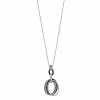 Lavish By TJM Sterling Silver Black Spinel Oval Pendant Necklace -Lavish by TJM Shop unnamed file 328