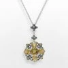 Lavish By TJM Sterling Silver Citrine Pendant
