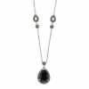 Lavish By TJM Sterling Silver Black Onyx & Marcasite Teardrop Pendant -Lavish by TJM Shop unnamed file 378