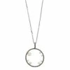 Lavish By TJM Sterling Silver Freshwater Cultured Pearl & Marcasite Circle Pendant -Lavish by TJM Shop unnamed file 379