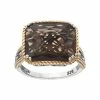 Lavish By TJM Two Tone Sterling Silver Smoky Quartz & Marcasite Octagon Ring 2 Lavish By TJM Two Tone Sterling Silver Smoky Quartz & Marcasite Octagon Ring -Lavish by TJM Shop unnamed file 39
