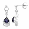 Lavish By TJM Sterling Silver Lab-Created Sapphire & Cubic Zirconia Dangle Earrings 1 Lavish By TJM Sterling Silver Lab-Created Sapphire & Cubic Zirconia Dangle Earrings -Lavish by TJM Shop unnamed file 43