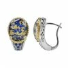 Lavish By TJM 14k Gold Over Silver & Sterling Silver Lapis & Crystal Doublet Halo Stud Earrings -Lavish by TJM Shop unnamed file 6