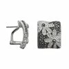 Lavish By TJM Sterling Silver Crystal Flower Square Stud Earrings -Lavish by TJM Shop unnamed file 61