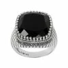 Lavish By TJM Sterling Silver Onyx Ring -Lavish by TJM Shop unnamed file 85