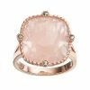 Lavish By TJM 18k Rose Gold Over Silver Rose Quartz & Marcasite Ring -Lavish by TJM Shop unnamed file 90